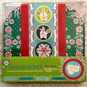 Potter "Jolly Holiday" Box of Christmas Holiday Gift Favor Boxes